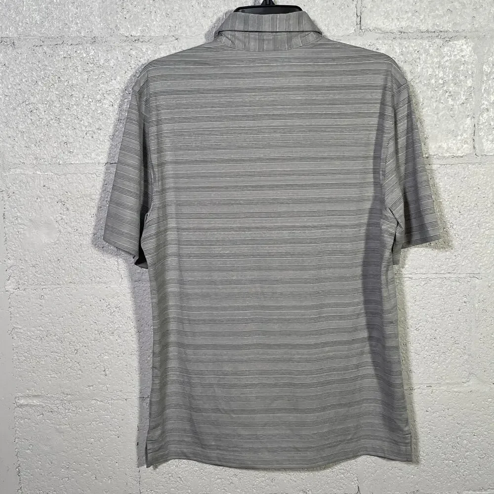 Walter Hagen Men's  performance 11 Golf Polo  grey/white small - Picture 2 of 8